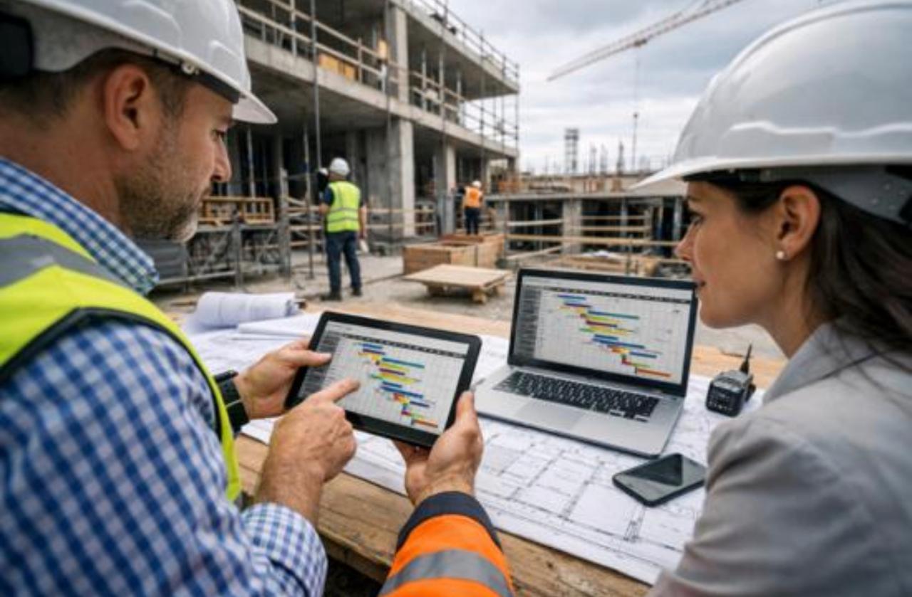 BUILD MATRIX project management team on site